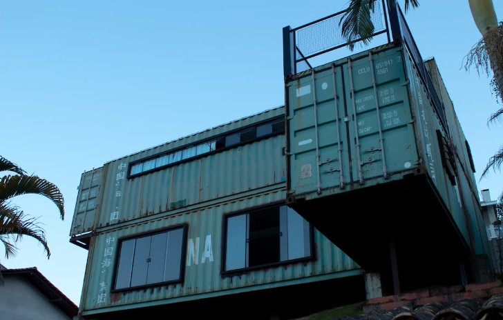 An incomplete container home