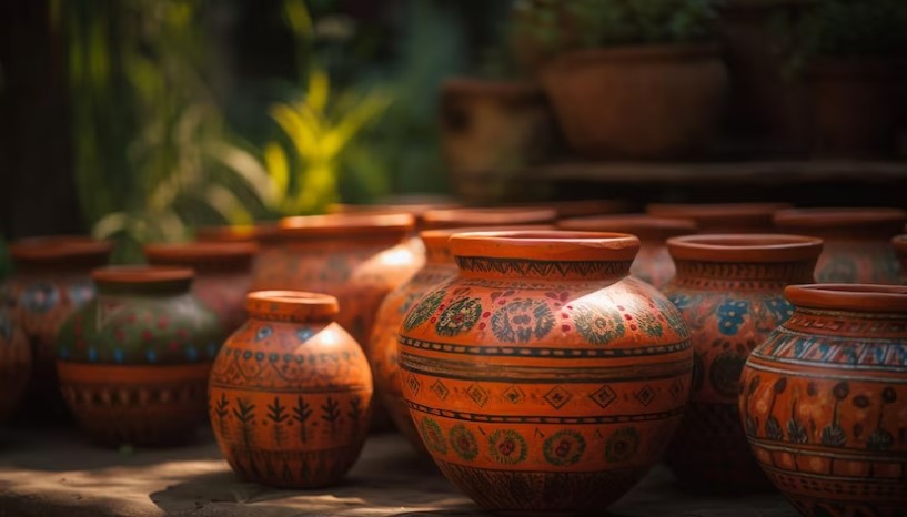 Handmade pots 