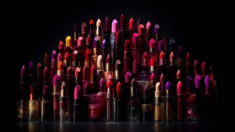 A variety of lipstick shades 