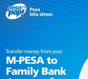 how to deposit money from mpesa to family bank
