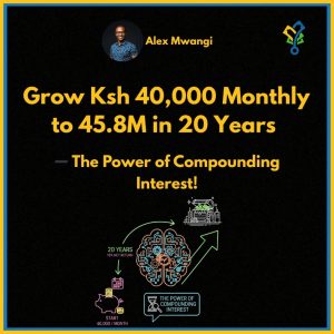 Grow Ksh 40,000 Monthly to 45.8M in 20 Years