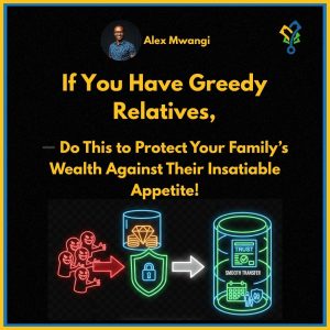 If you've greedy relatives, do this to protect your family's wealth