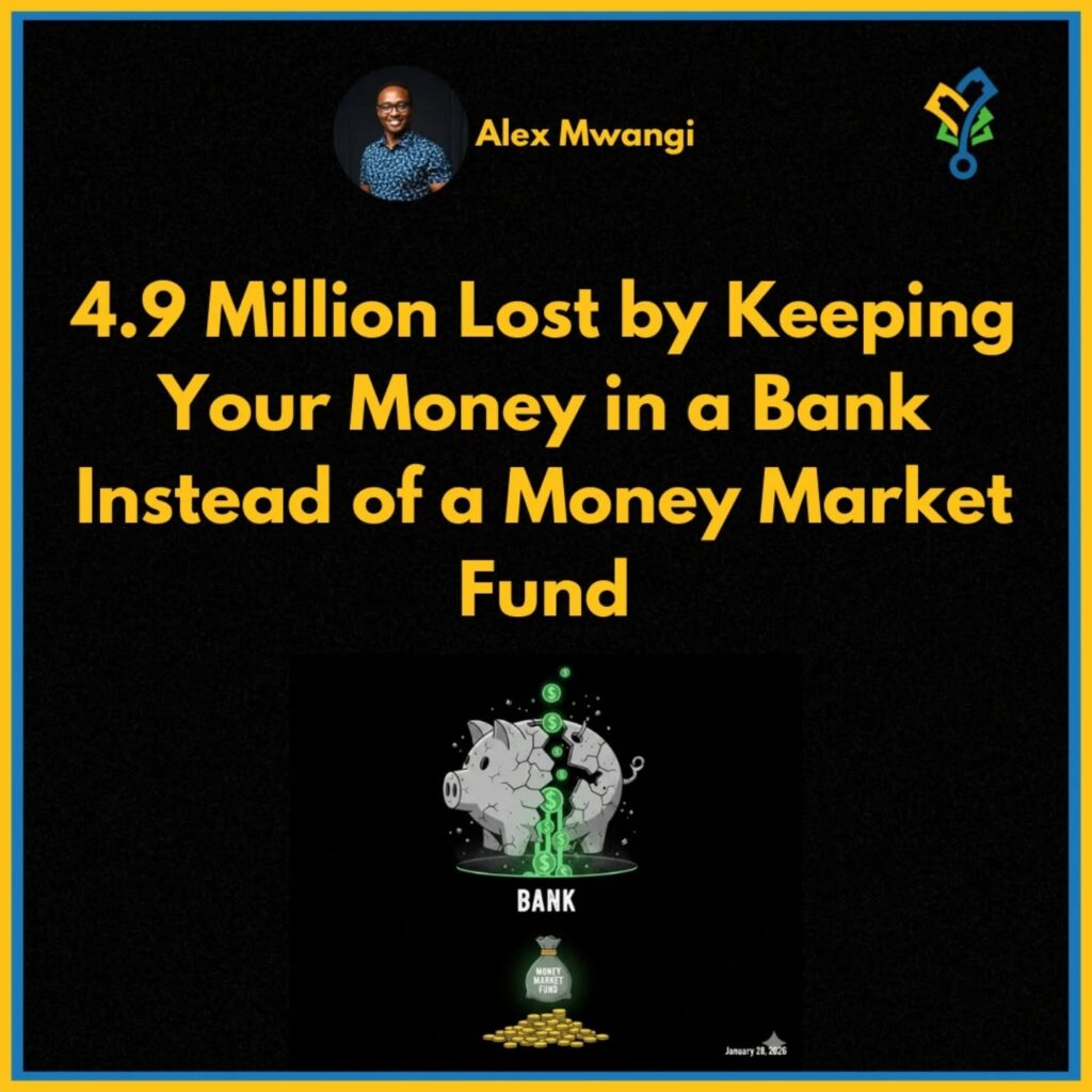 4.9 Million Lost by Keeping Your Money in a Bank Instead of a Money Market Fund
