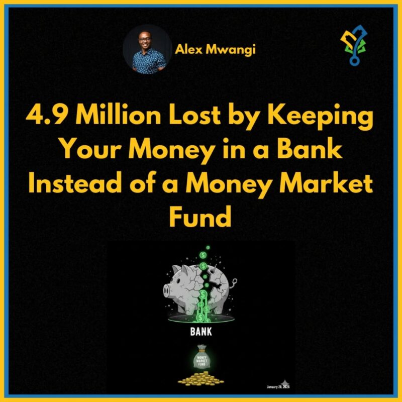 4.9 Million Lost by Keeping Your Money in a Bank