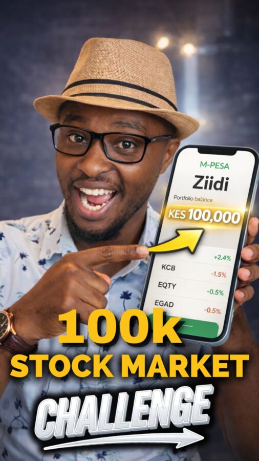 I Am Investing Ksh 100,000 in the Stock Market Publicly