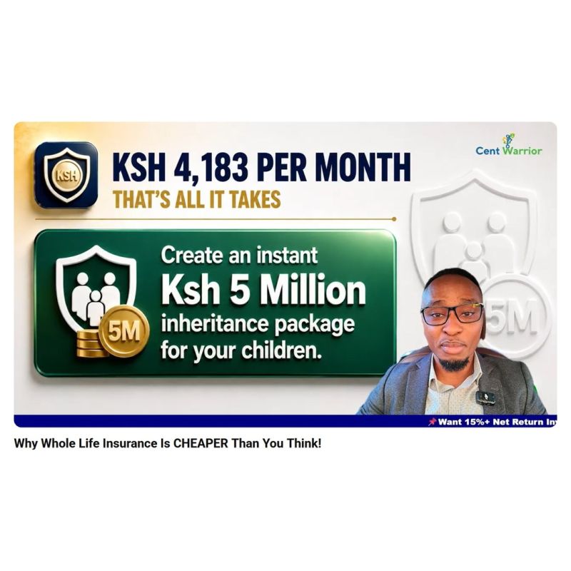 Ksh 5 Million Inheritance Asset for Just Ksh 4,183 per Month