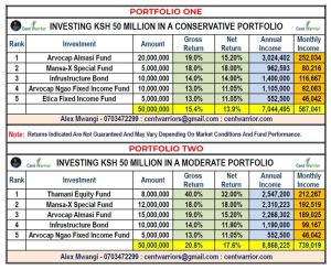 Ksh 50 Million Investment Plan